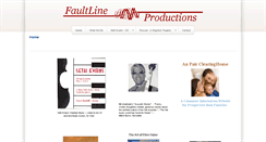 Desktop Screenshot of faultlineproductions.com